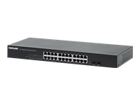 Bild von INTELLINET 24-Port Gigabit Ethernet Switch mit 2 SFP Ports 24 x RJ45-Ports + 2 x SFP Energy Efficient Ethernet Rackmount