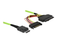 Bild von DELOCK Kabel OCuLink PCIe SFF-8611 zu U.2 SFF-8639 0,5 m