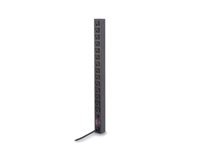 APC Basic Rack-Mount PDU Rack AC 120V input NEMA 5-15 output connectors 14 NEMA 5-15 3.65m cord Black