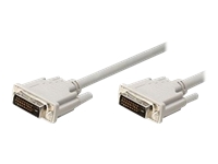 Bild von TECHLY DVI-D Dual-Link Anschlusskabel schwarz 5m 2x DVI Digital DVI-D 24 + 1 Stecker