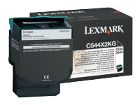 Bild von LEXMARK C544, X544 Toner schwarz Extra hohe Kapazität 6.000 Seiten 1er-Pack