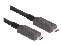 Bild von DELOCK Aktives Optisches USB-C Video + Daten + PD Kabel 8m