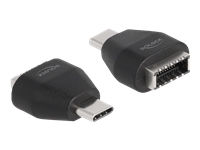 Bild von DELOCK Adapter USB Type-C Stecker zu USB 3.2 Key A Buchse schwarz