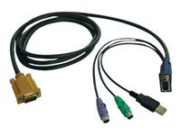 Bild von EATON TRIPPLITE USB/PS2 Combo Cable for NetDirector KVM Switches B020-U08/U16 and KVM B022-U16 6 ft. 1,83m