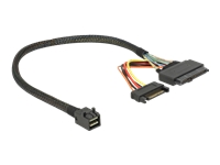 Bild von DELOCK Kabel SFF-8643 Stecker > U.2 SFF-8639 + SATA Strombuchse 30 cm