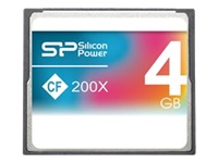 Bild von SILICON POWER 4GB 200x CF Read up to 30MB/s ATA interface PIO mode MWDMA UDMA ECC function Retail pack