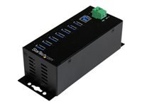 Bild von STARTECH.COM Industrieller USB 3.0-Hub mit 7 Ports und externem Netzteil - Überspannungsschutz ESD und 350 W - DIN-Rails