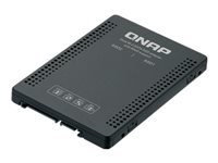 Bild von QNAP 6,35cm 2,5Zoll SATA to dual M.2 2280 SATA drive adapter hardware RAID 0/1 JBOD Individual disk modes