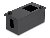 Bild von DELOCK Easy 45modulträger fur Tisch- oder Wandmontage - 2 Port 22,5 x 45mm oder 1 Port 45 x 45mm Metall schwarz