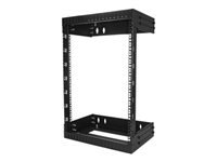 Bild von STARTECH.COM 15 HE Wandmontage Server Rack - 30,5 - 50,8cm tief - Open Frame - Netzwerk Rack - 2 Post Rack