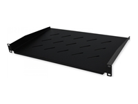 MCL 19p 1U fixed tray depth 250mm - black