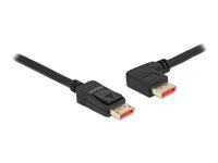 Bild von DELOCK DisplayPort Kabel Stecker gerade zu Stecker 90 links gewinkelt 8K 60 Hz 5 m