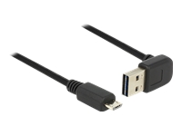 Bild von DELOCK Kabel EASY-USB 2.0 Typ-A Stecker gewinkelt oben / unten > USB 2.0 Typ Micro-B Stecker 3 m