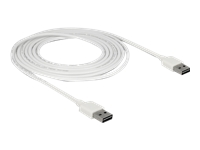 Bild von DELOCK Kabel EASY-USB 2.0 Typ-A Stecker > EASY-USB 2.0 Typ-A Stecker 3 m weiss