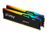 Bild von KINGSTON 32GB 5200MT/s DDR5 CL36 DIMM Kit of 2 FURY Beast RGB