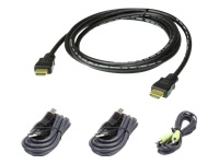 Bild von ATEN 2L-7D02UHX4 USB HDMI Secure KVM Kabel Set