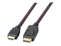 Bild von EFB DisplayPort/HDMI Kabel 4K60Hz A-A St-St 1m schwarz