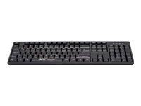 Bild von GETT GCQ Cleantype Easy Basic Tastatur mit Kunststoffgehäuse IP 68 NUM-Block 105 Tasten USB Farbe schwarz Layout UK