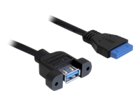 Bild von DELOCK Kabel USB 3.0 Pinheader Bu > 1x USB 3.0-A Bu 50cm