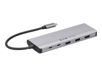 EATON Station daccueil de voyage Tripp Lite USB4 Multi-Display Vidéo 8K ou 4K/144Hz ports hub USB 3.2 Gen 2 10 Gbps recharge PD