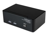 Bild von STARTECH.COM 2 Port DVI USB KVM Switch mit Audio und USB 2.0 Hub - 2-fach Dual DVI-I USB Umschalter