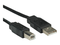 Bild von ROLINE USB2.0 Flachkabel A-B ST-ST 0.8m 31,49Zoll