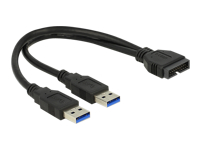 Bild von DELOCK Kabel USB 3.0 Pfostenstecker > 2 x USB 3.0-A St 25cm