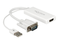 Bild von DELOCK Adapter VGA + Audio zu HDMI mit Kabel