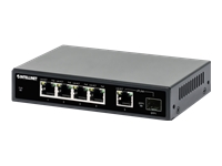 Bild von INTELLINET 5-Port Gigabit Ethernet PoE+ Switch mit SFP-Port 4 PSE PoE-Ports PoE+/PoE-konform PoE-Strombudget 91W Desktop/Wandmontage
