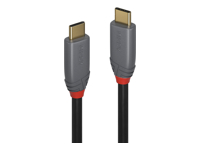 LINDY 5m USB 3.2 Type C to C Cable, 10Gbps, 100W PD, Anthra Line