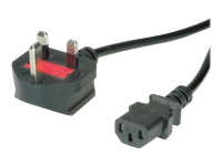 Bild von VALUE Power Cable UK BS 1363-C13 1,8m black 10A