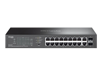 Bild von TP-LINK ES220GP Omada 20-Port Gigabit Easy Managed Switch 16x 10/100/1000 Mbps PoE+ 2x 10/100/1000 Mbps RJ45 2× Gigabit SFP