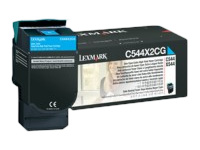 Bild von LEXMARK C544, X544 Toner cyan extra hohe Kapazität 4.000 Seiten 1er-Pack