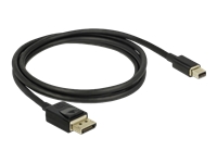 Bild von DELOCK Mini DisplayPort zu DisplayPort Kabel 8K 60Hz 1m DP 8K zertifiziert