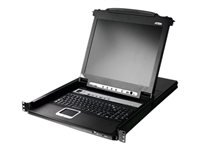 Bild von ATEN CL5708M D 43cm LCD KVM Switch USB-PS/2 VGA 8 Port Tastaturlayout DE