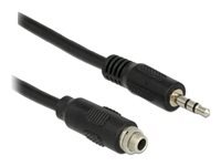 Bild von DELOCK Kabel Audio Klinke 3,5mm Buchse zum Einbau > Audio Klinke 3,5mm Stecker 3 Pin 100cm