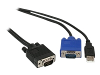 Bild von INLINE KVM Kabelsatz USB fuer 19 Zoll KVM Switch Laenge 1.8m