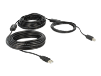 Bild von DELOCK Kabel USB 2.0-A > B Stecker/Stecker aktiv 20 m