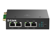 Bild von D-LINK DWM-314-TP 4G LTE M2M VPN PoE+ Router 2x Fast Ethernet PoE+ LAN 2x Fast Ethernet LAN 1x 4FF Nano-SIM Slot