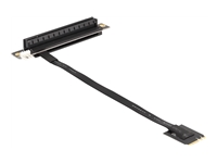 Bild von DELOCK M.2 Key A+E zu PCIe x16 NVMe Adapter gewinkelt mit 20cm Kabel