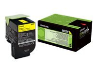 Bild von LEXMARK 802Y Toner gelb kleine Kapazität 1.000 Seiten 1er-Pack return program