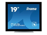 Bild von IIYAMA ProLite T1932MSC-W5AG 48,26cm 19Zoll 48cm LCD 10-Points Touch Screen IPS panel LED Bl. Flat Bezelfree Glass DisplayPort White