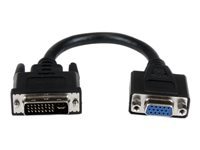 Bild von STARTECH.COM VGA auf DVI Monitor Adapter 20cm - VGA (15 pin) (Buchse) DVI-I (29 pin) (Stecker) Kabel - VGA/ DVI Dongle