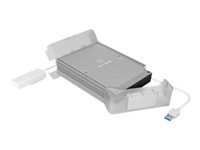 Bild von ICY BOX IB-AC705-6G Festplattenadapter fuer ein 8,89cm 3,5Zoll/6,35cm 2,5Zoll SATA III Laufwerk incl. Gehaeuse + Stromversorgung