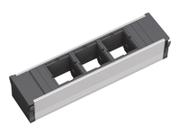 BACHMANN CONI power stripst 3-fold, 3xCustom Moduke, Empty, with GST18i3, 0.1m power cord