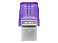 Bild von KINGSTON 64GB DataTraveler microDuo 3C 200MB/s dual USB-A + USB-C
