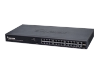 Bild von VIVOTEK AW-GEV-264B-370 VivoCam Web-Smart Managed PoE 24-Port Switch 370W