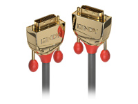 Bild von LINDY 7,5m DVI-D Dual Link Kabel Gold Line Digital Dual Link Stecker 24+1