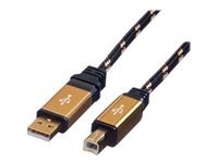 Bild von ROLINE GOLD USB2.0 Kb  A-B  ST/ST 3m