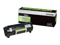 Bild von LEXMARK 502X Toner schwarz Extra hohe Kapazität 10.000 Seiten 1er-Pack return program